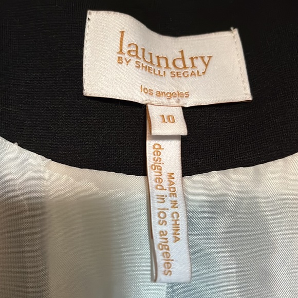 Laundry By Shelli Segal Jackets & Coats Laundry Black And White